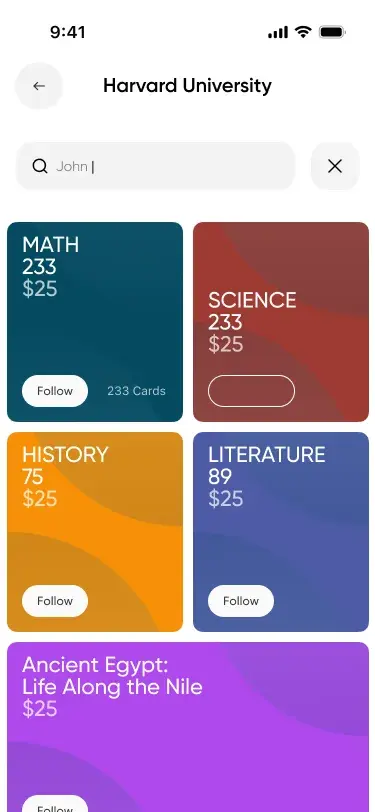 University course discovery