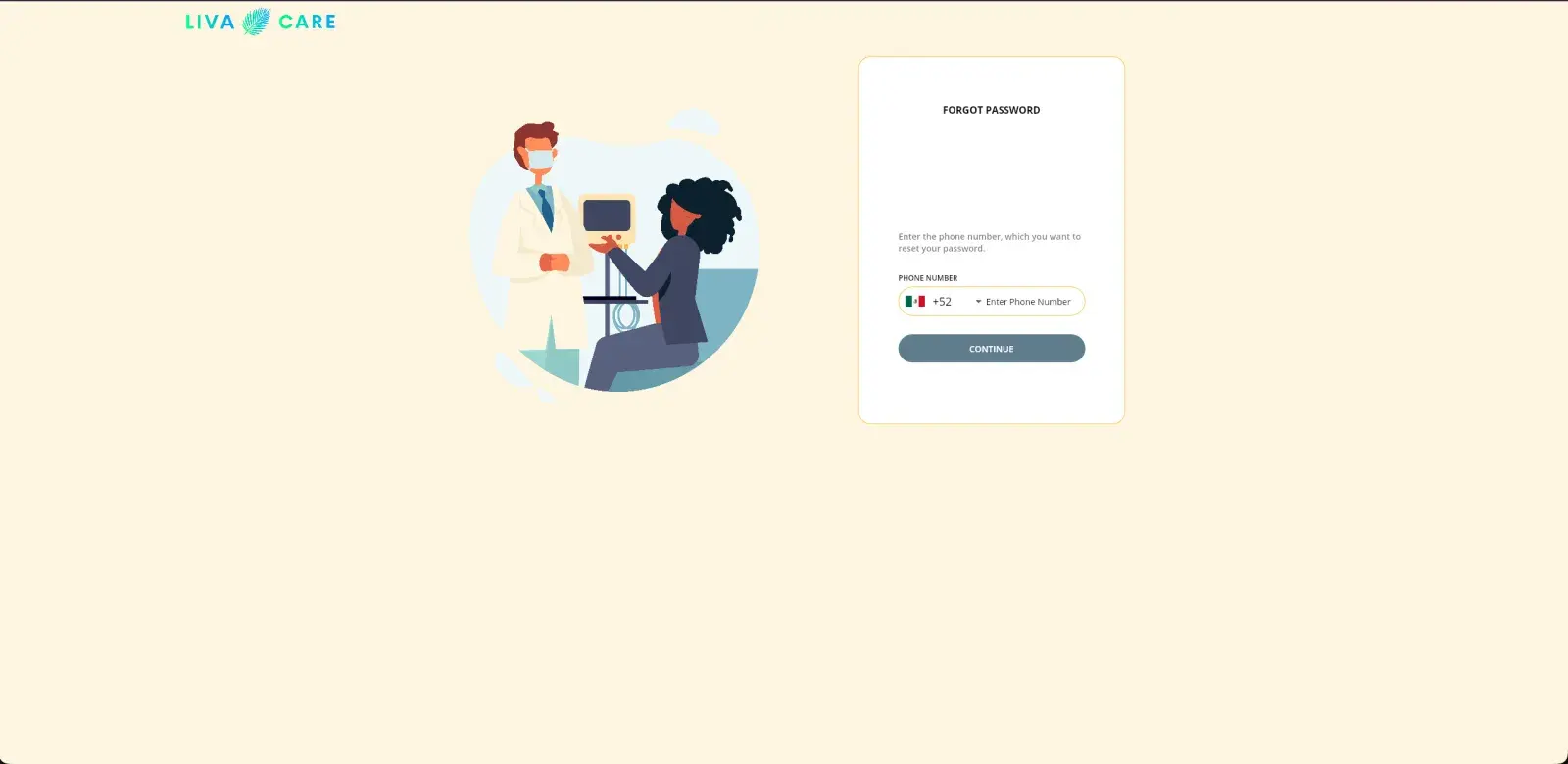 Self-service password recovery for doctors