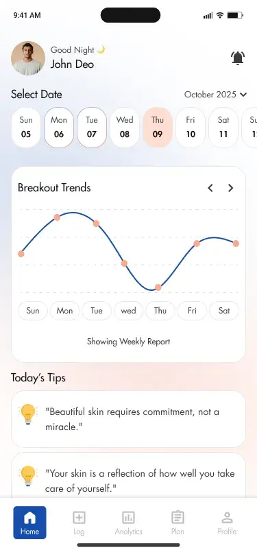 Home with breakout trend and daily tips