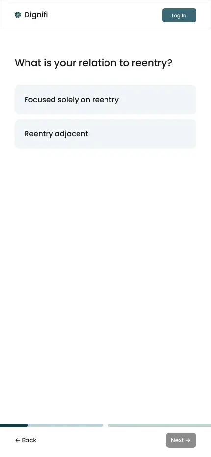 Reentry relation step