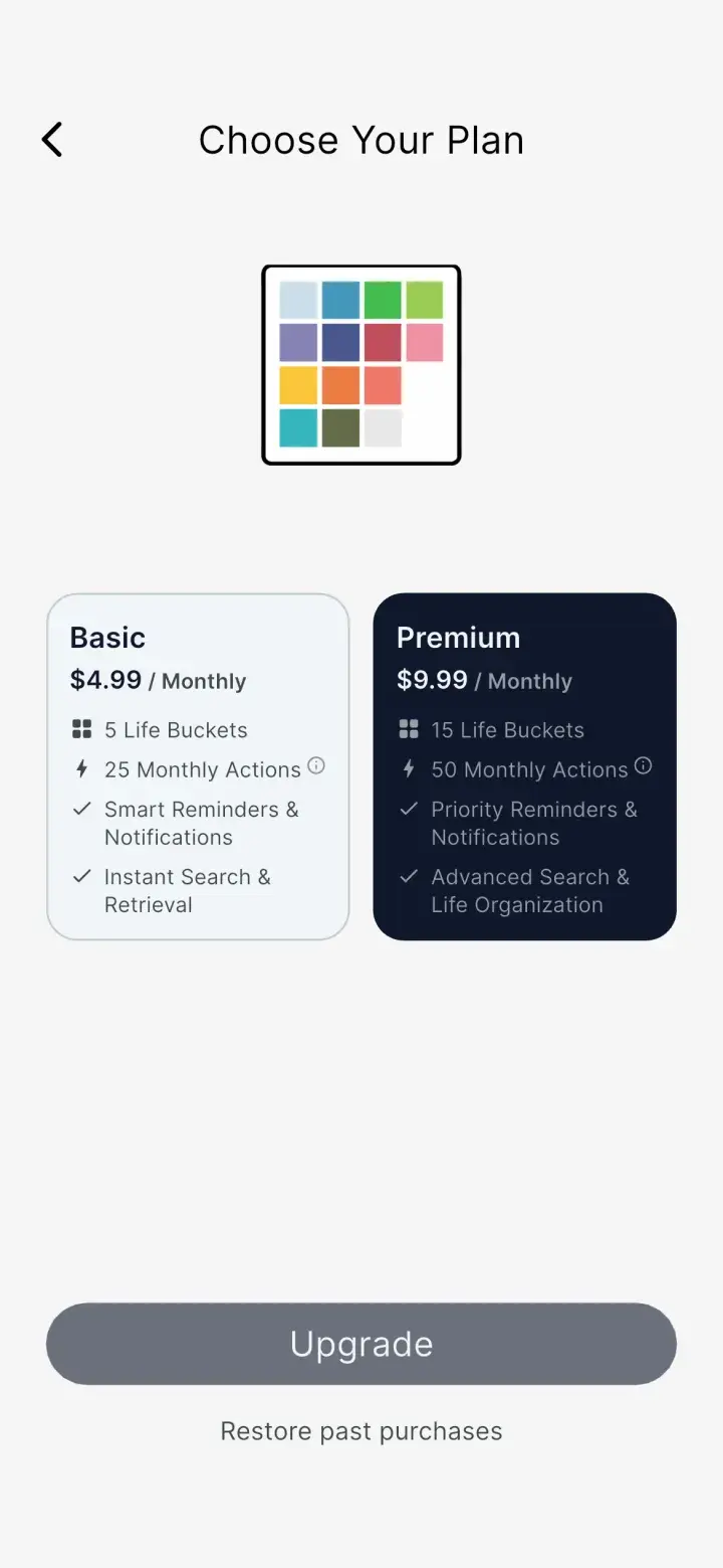 Basic and Premium plans
